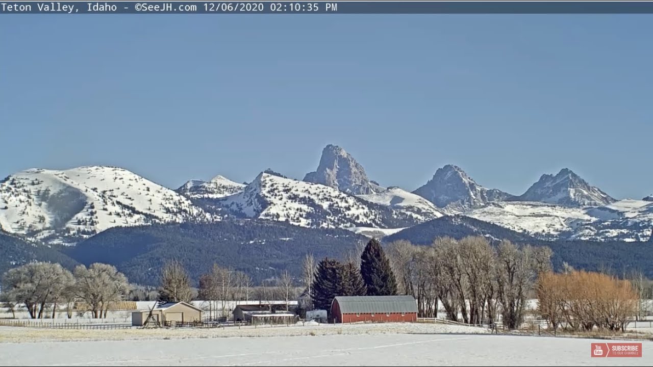 Grand Tetons in Teton Valley Idaho 